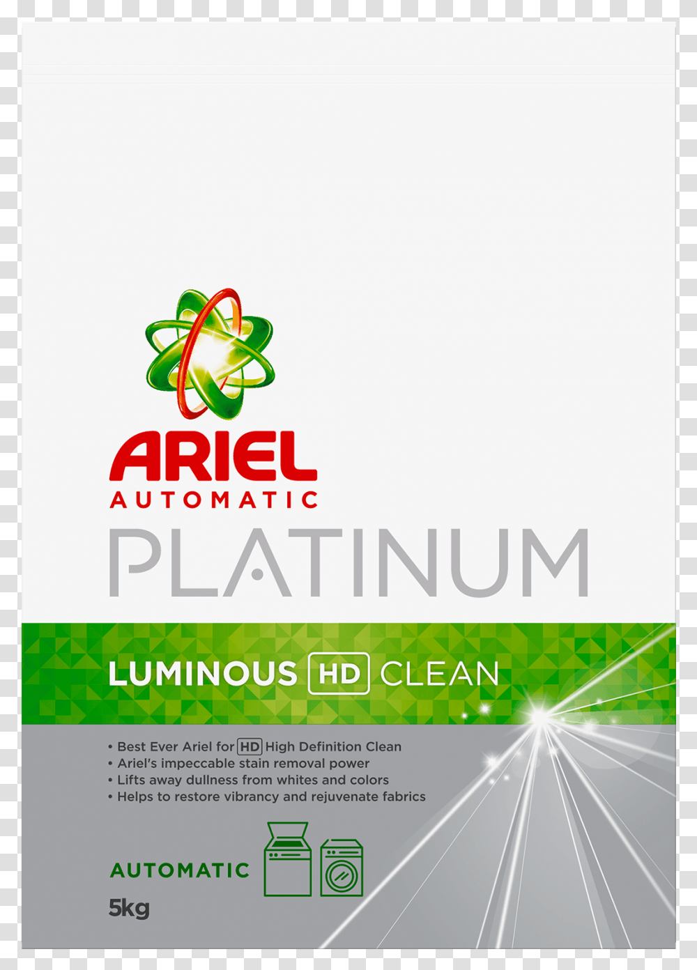 Ariel Platinum Washing Powder, Advertisement, Flyer, Poster, Paper Transparent Png