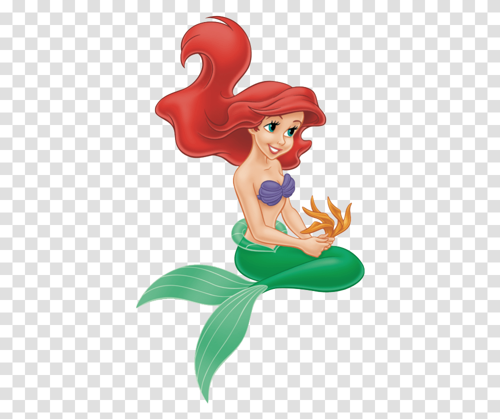 Ariel The Little Mermaid, Person, Human, Kneeling, Toy Transparent Png