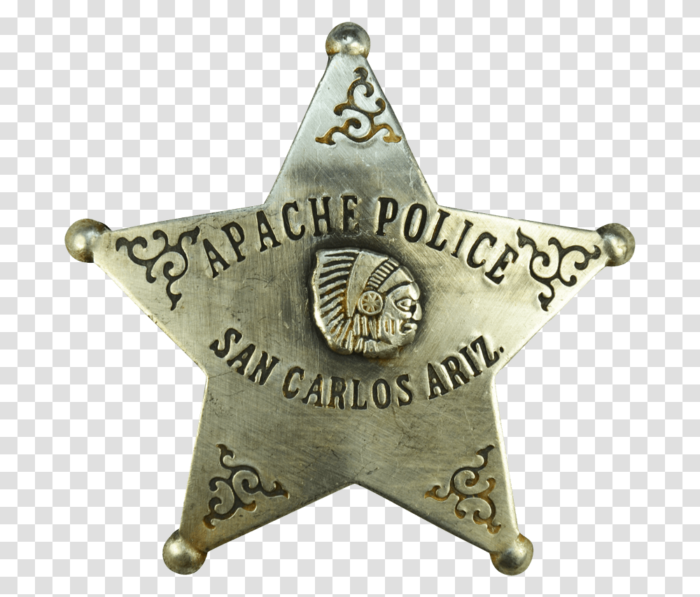 Arizona Apache Police Badge Badge, Logo, Trademark, Axe Transparent Png