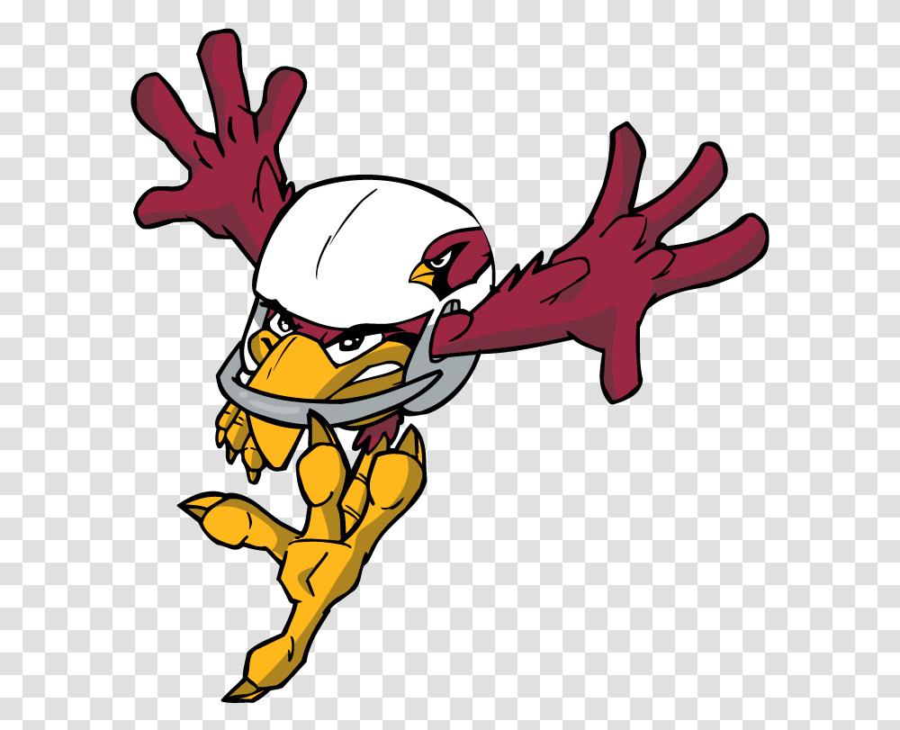 Arizona Cardinals Football Coloring Pages Football Nfl Zone Rush, Helmet, Clothing, Hand, People Transparent Png