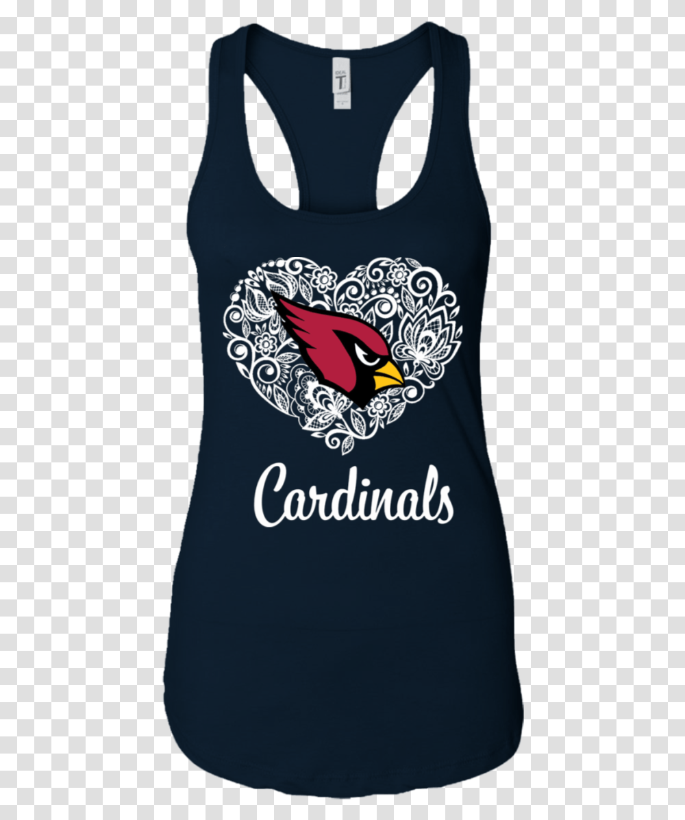 Arizona Cardinals Lace Heart Shirts Active Tank, Pillow, Cushion, T-Shirt Transparent Png