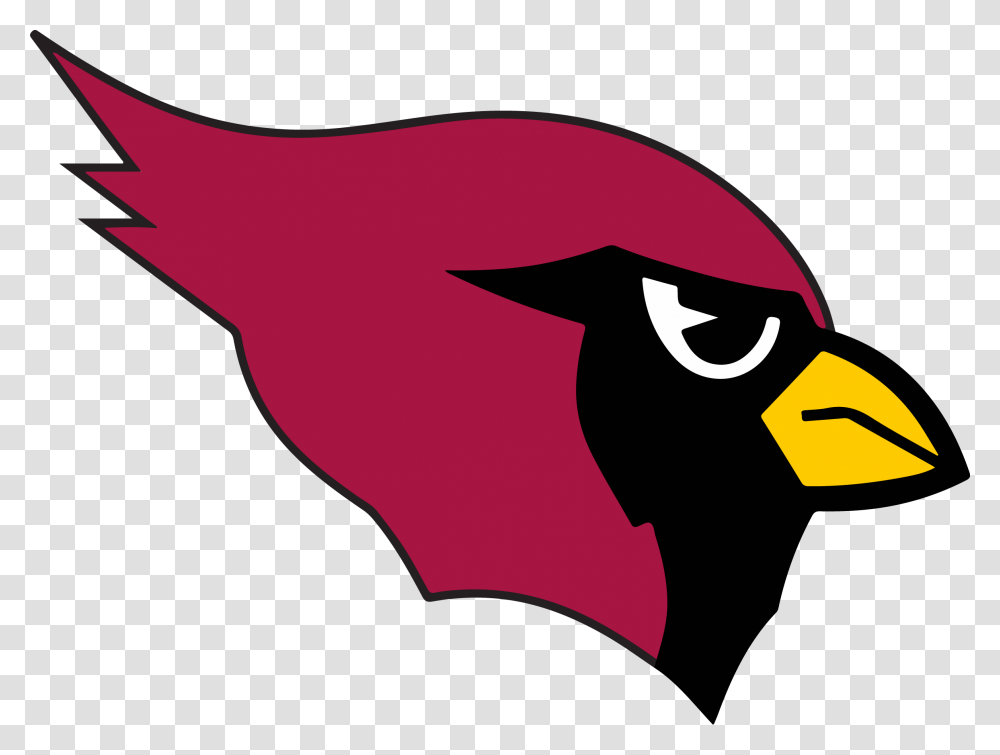 Arizona Cardinals Retro Logo, Bird, Animal, Label, Blackbird Transparent Png