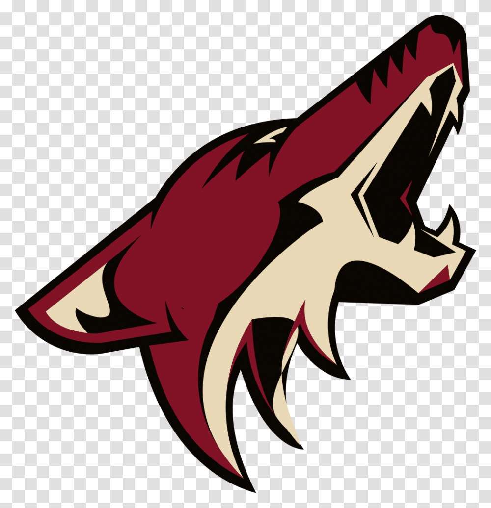 Arizona Coyotes Logo, Dragon, Dinosaur, Reptile, Animal Transparent Png