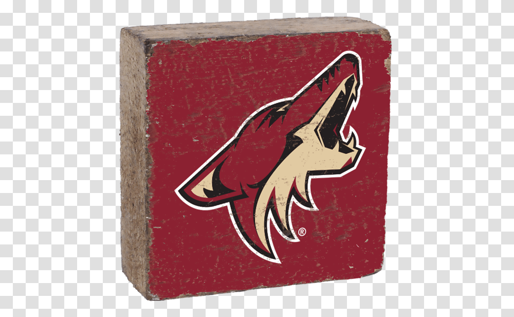 Arizona Coyotes Rustic Block Arizona Coyotes Nhl Logo, Diary, Wax Seal, Animal Transparent Png