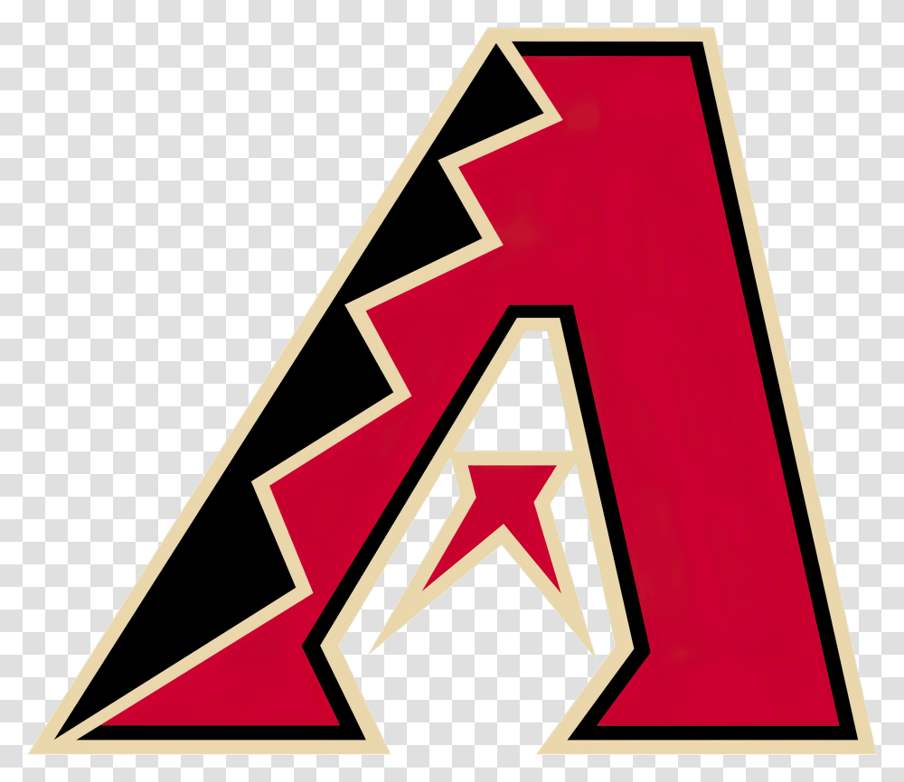 Arizona Diamondbacks Logo, Triangle, Star Symbol, Emblem Transparent Png
