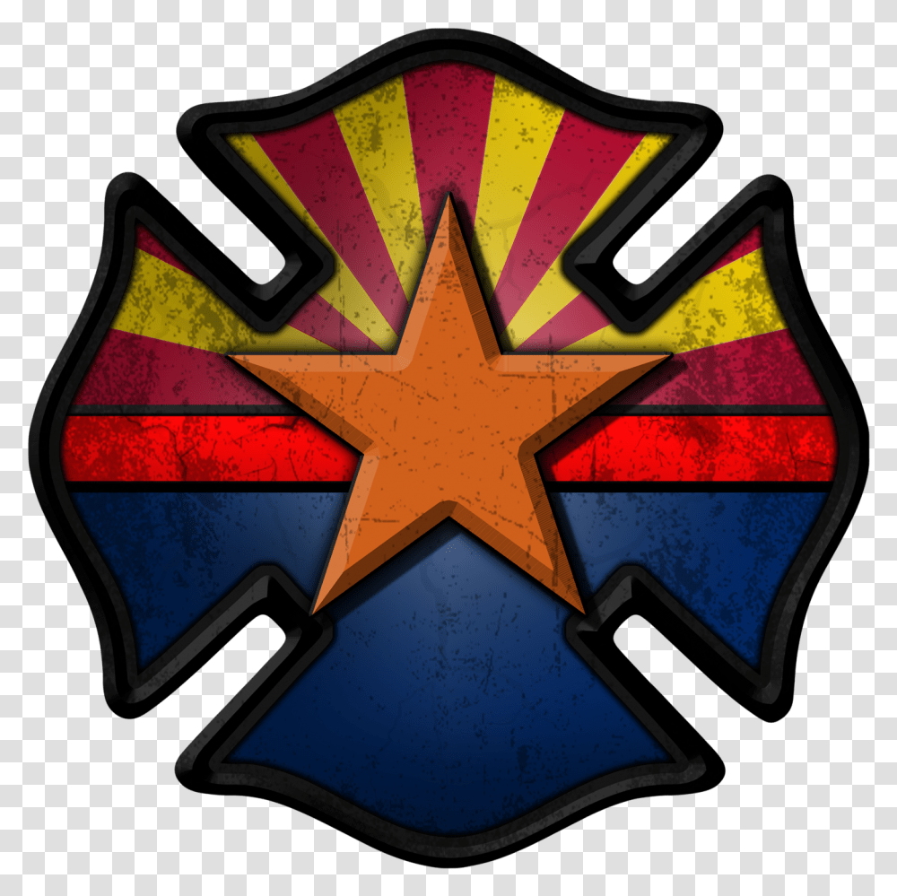 Arizona Flag, Star Symbol, Cross Transparent Png