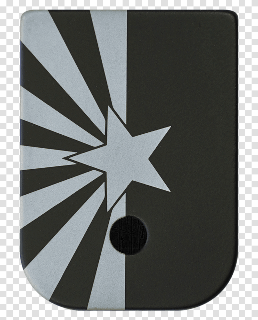 Arizona Flag Titanium Black Traditional Finish Mag Emblem, Star Symbol, Rug, Cross Transparent Png