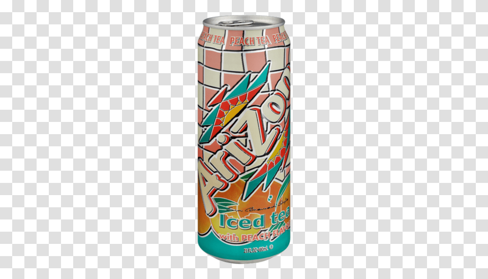 Arizona Ice Tea With Peach, Tin, Can, Lager, Beer Transparent Png