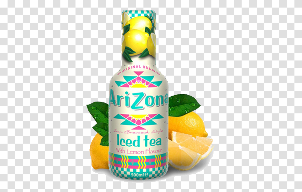 Arizona Iced Tea Lemon Bottle, Citrus Fruit, Plant, Food, Birthday Cake Transparent Png