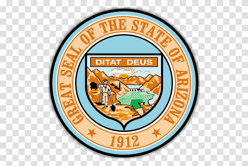 Arizona Lawyers Insurance State Seal Director Of Insurance State Of Arizona, Logo, Badge, Vegetation Transparent Png