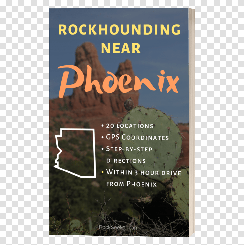 Arizona Rockhounding Book Metro Eats, Poster, Advertisement, Plant, Cactus Transparent Png