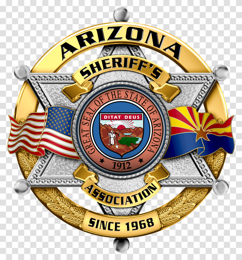 Arizona Sheriff Association, Logo, Trademark, Badge Transparent Png