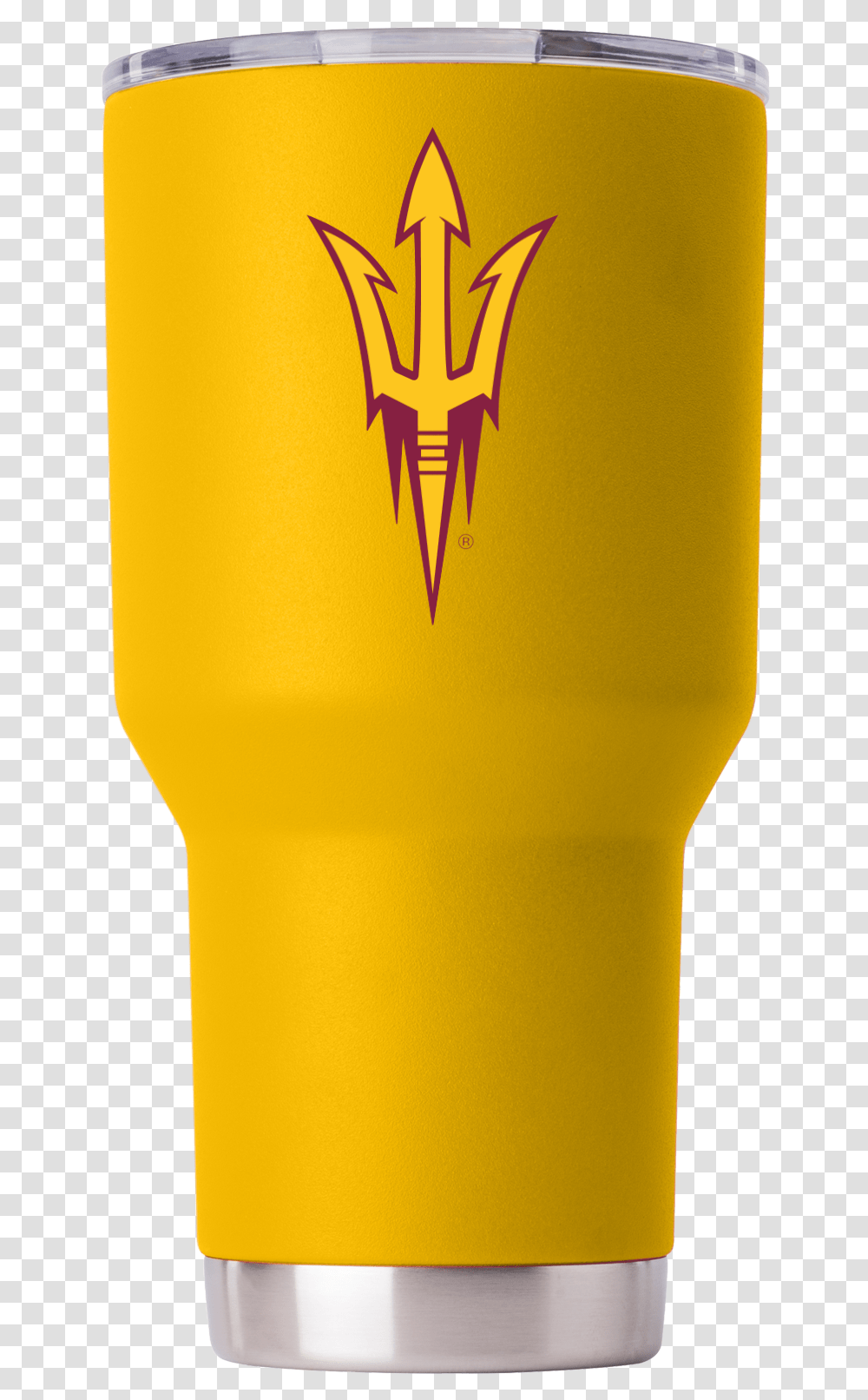 Arizona State 30 Oz Yellow Tumbler, Bottle, Sunscreen, Cosmetics Transparent Png