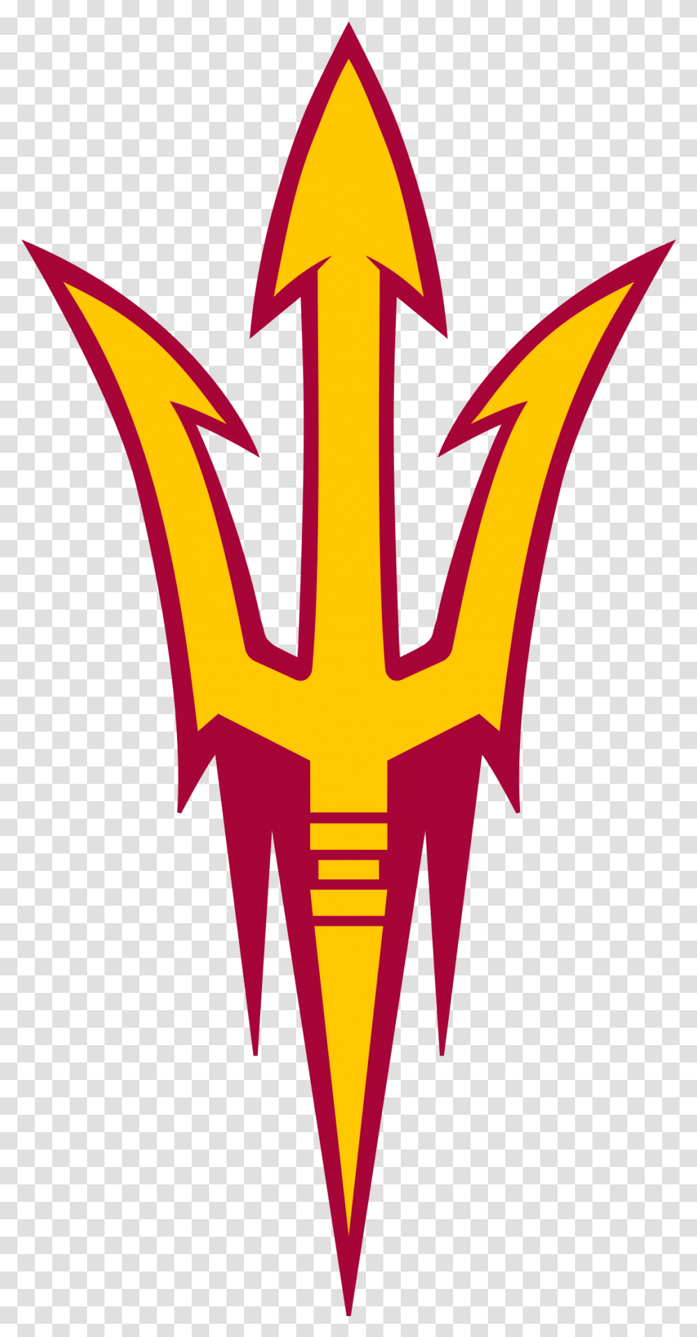 Arizona State Sun Devils Logo, Weapon, Weaponry, Spear, Trident Transparent Png