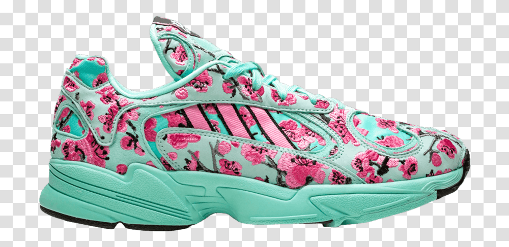 Arizona X Yung 1 'green Tea With Ginseng And Honey' Basketball Shoe, Clothing, Apparel, Footwear, Running Shoe Transparent Png