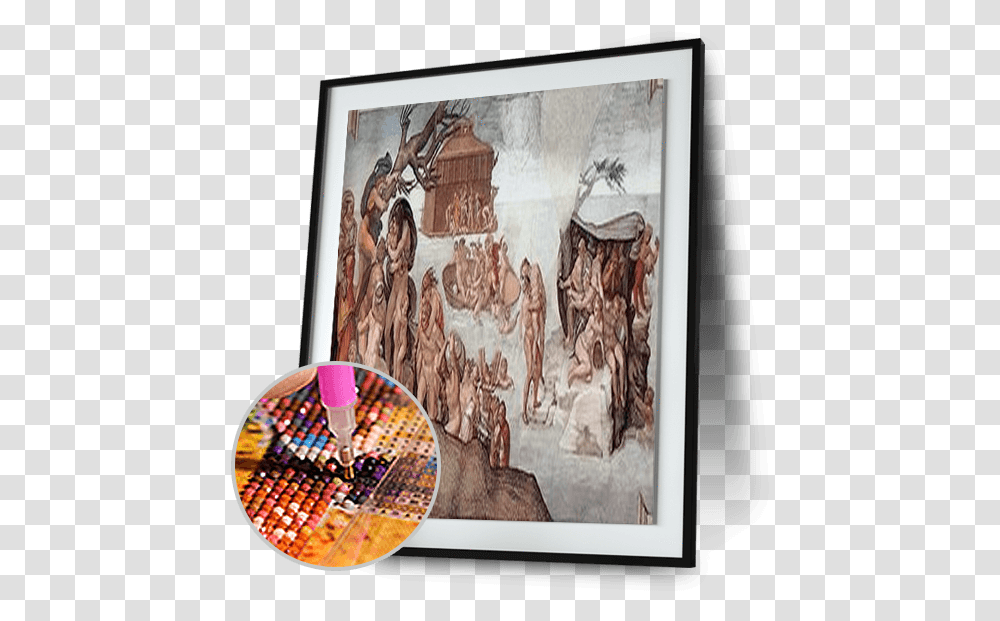 Ark By Michelangelo, Art, Painting, Canvas, Disk Transparent Png
