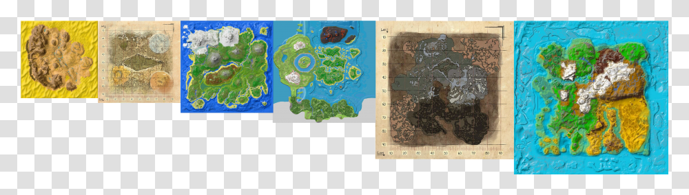 Ark Map Size Comparison Transparent Png
