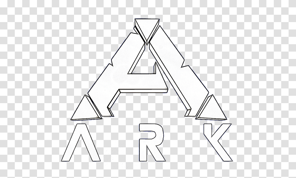 Ark Survival Coloring Pages, Alphabet, Triangle Transparent Png