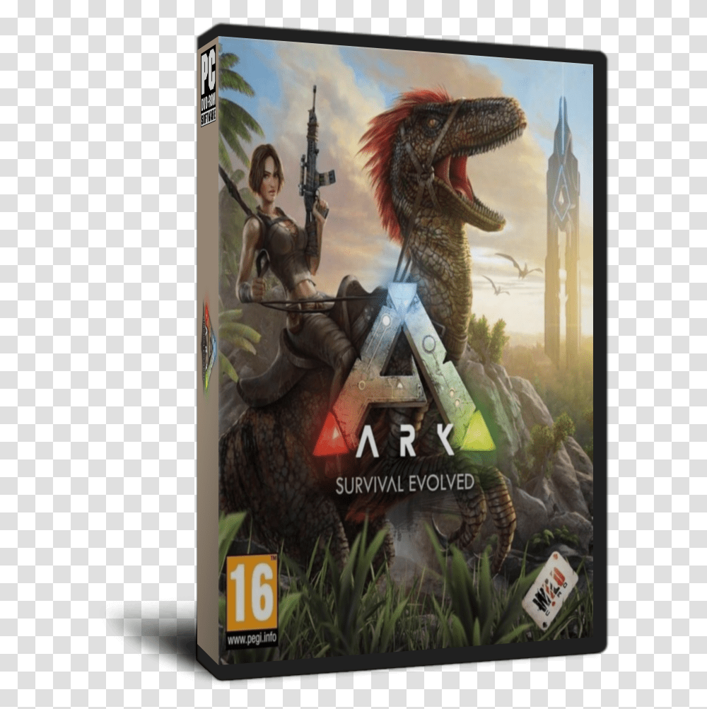 Ark Survival, Dinosaur, Reptile, Animal, Person Transparent Png