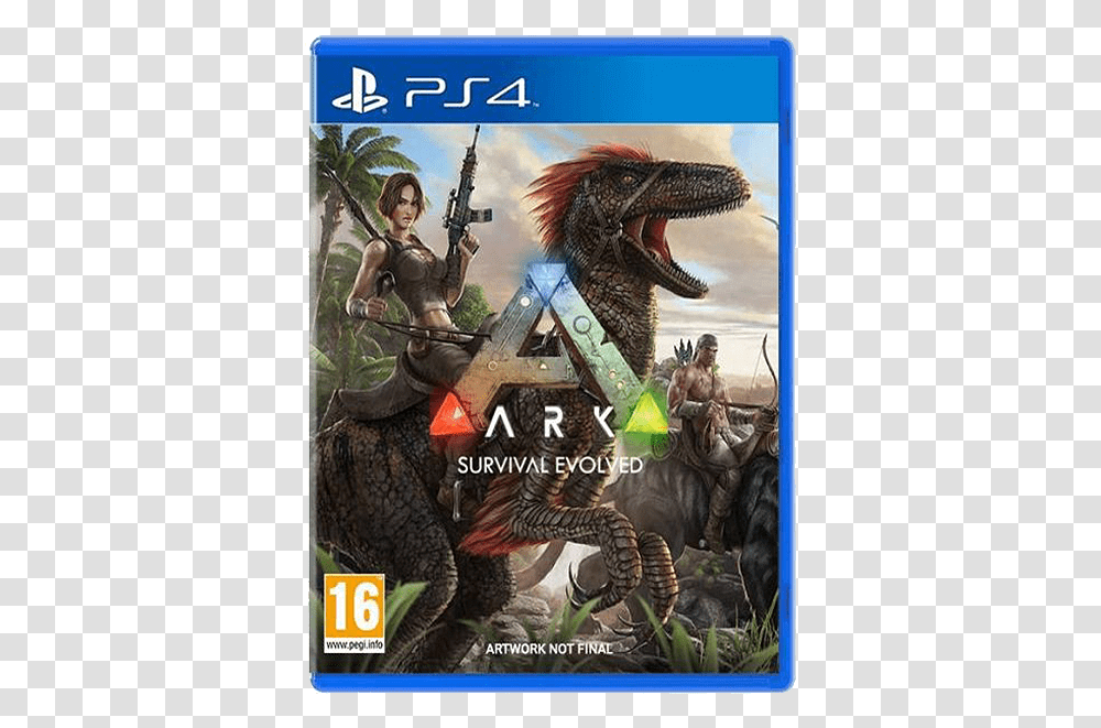 Ark Survival Evolved 2016, Person, Poster, Advertisement, Dinosaur Transparent Png