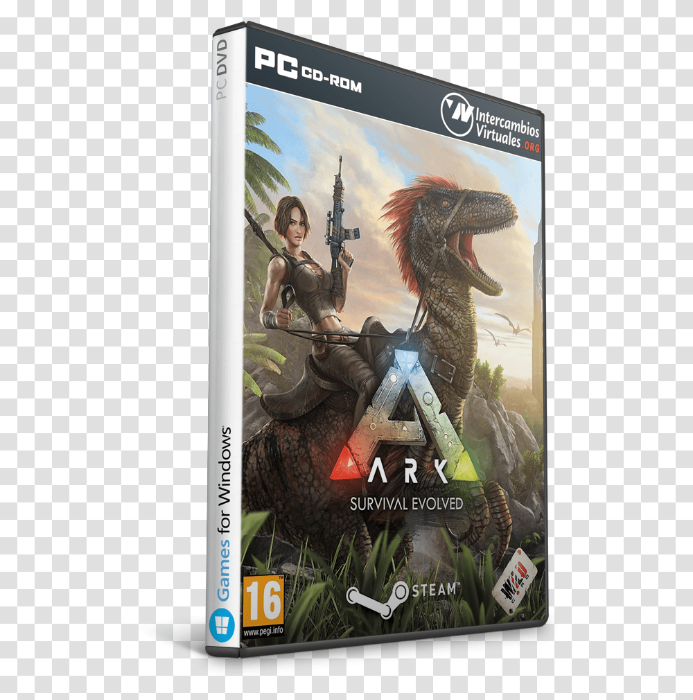 Ark Survival Evolved Aberration Reloaded Ps4 Ark Survival, Poster, Advertisement, Person, Animal Transparent Png