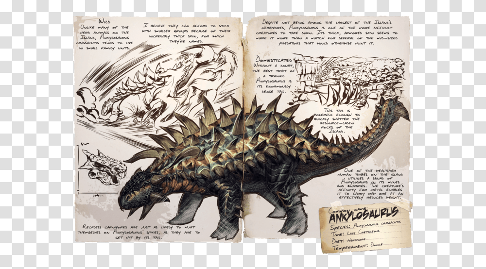 Ark Survival Evolved Ankylosaurus, Dragon, Dinosaur, Reptile, Animal Transparent Png