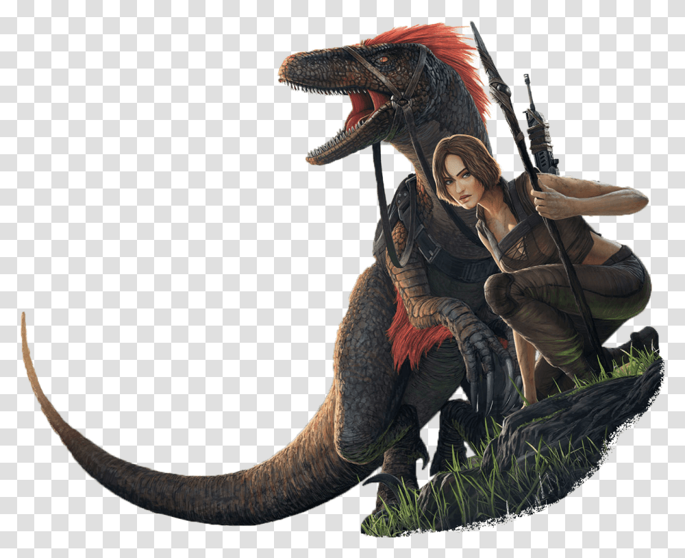 Ark Survival Evolved Character, Dinosaur, Reptile, Animal, Person Transparent Png