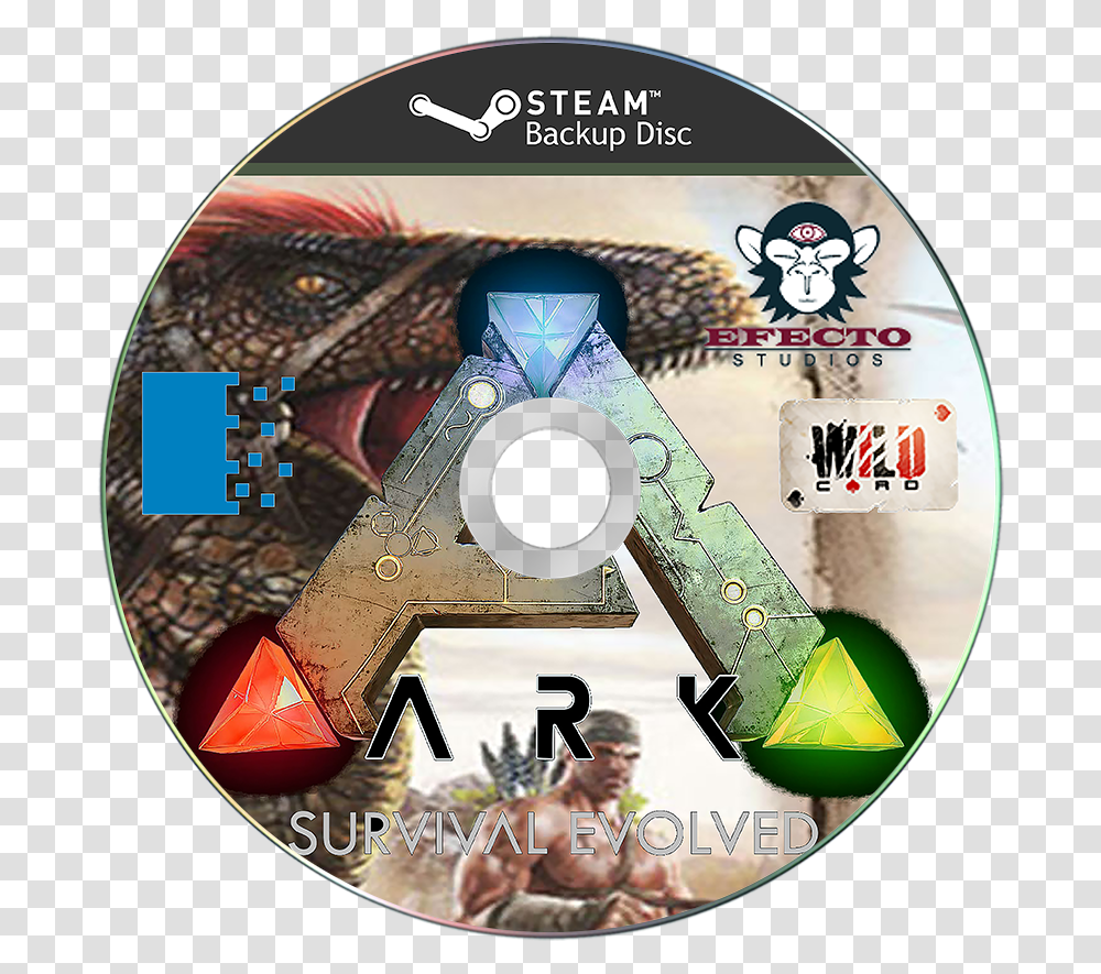 Ark Survival Evolved Details Launchbox Games Database Label, Disk, Dvd, Person, Human Transparent Png