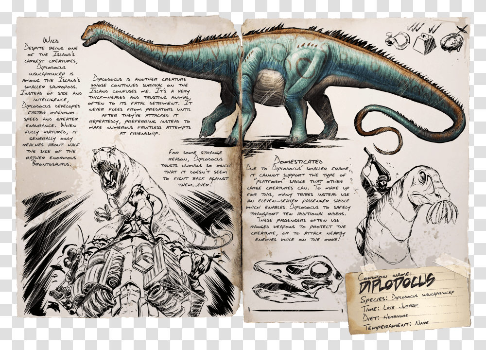 Ark Survival Evolved Diplodocus, Dinosaur, Reptile, Animal, T-Rex Transparent Png