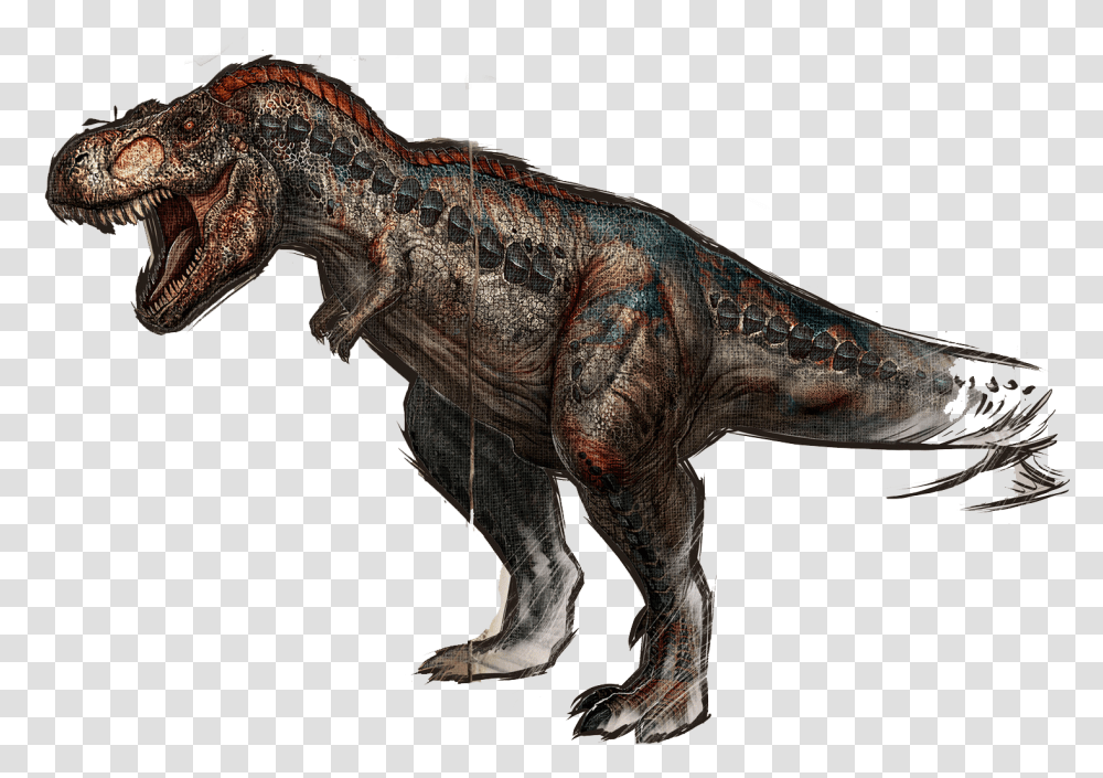 Ark Survival Evolved Render, Dinosaur, Reptile, Animal, T-Rex Transparent Png