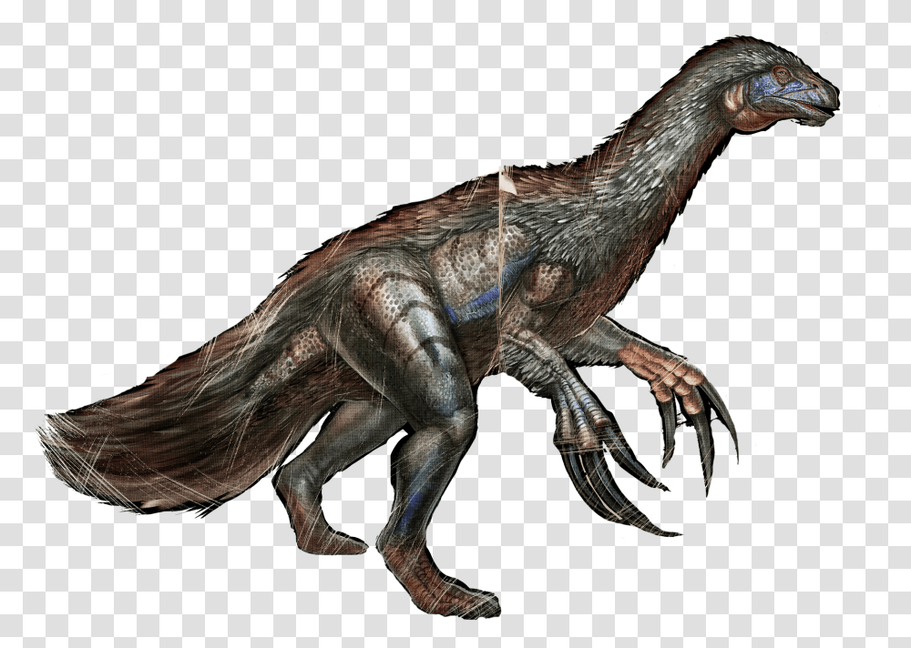 Ark Survival Evolved Therizinosaurus, Dinosaur, Reptile, Animal, T-Rex Transparent Png