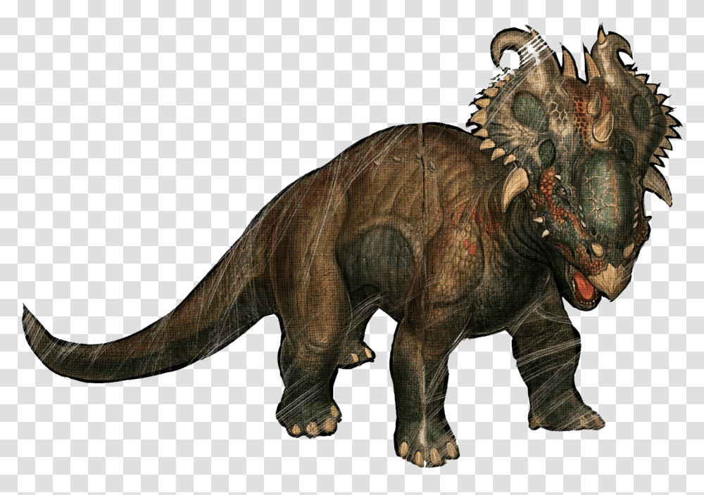 Ark Survival Pachyrhinosaurus Download Ark Dino, Dinosaur, Reptile, Animal, T-Rex Transparent Png