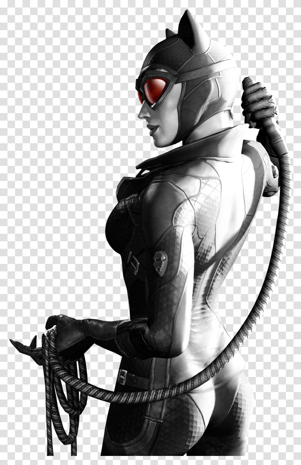 Arkham City Catwoman Joker Video Game Arkham City Catwoman, Skin, Helmet, Apparel Transparent Png
