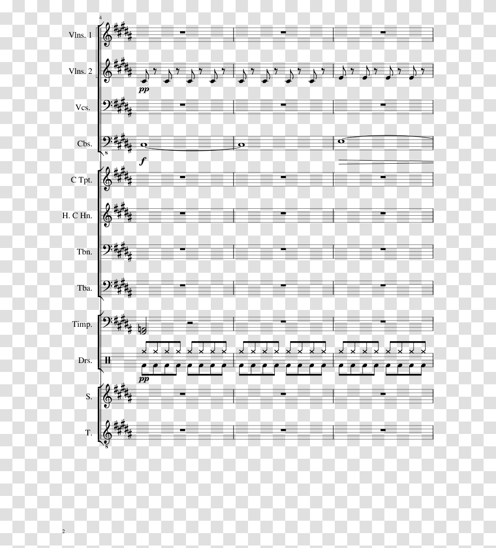 Arkham City Theme Sheet Music, Gray, World Of Warcraft Transparent Png