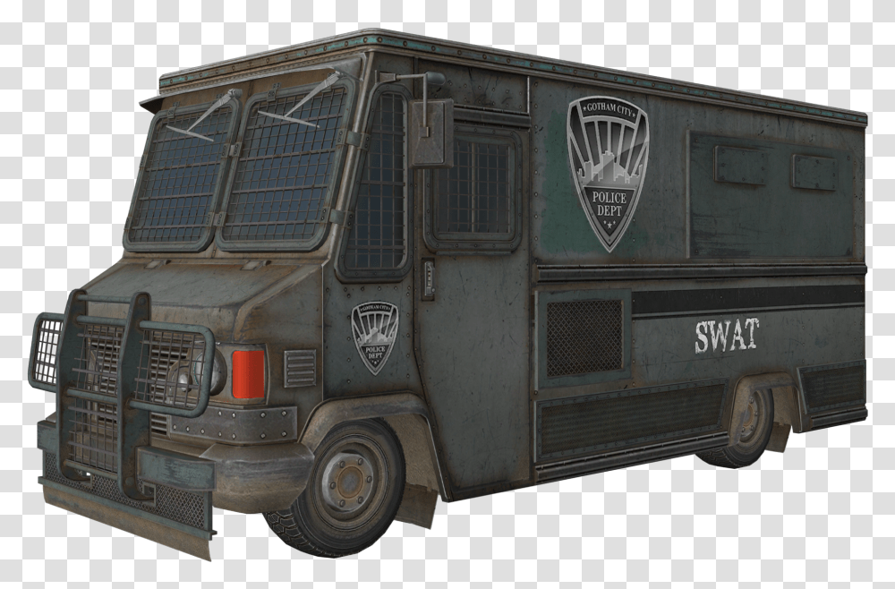 Arkham City Wiki Batman Arkham City Police Car, Van, Vehicle, Transportation, Truck Transparent Png