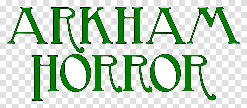 Arkham Horror, Word, Alphabet, Green Transparent Png