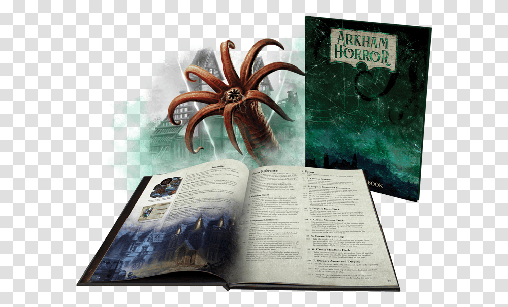 Arkham Horror Third Edition Board Game, Book, Poster, Advertisement, Flyer Transparent Png