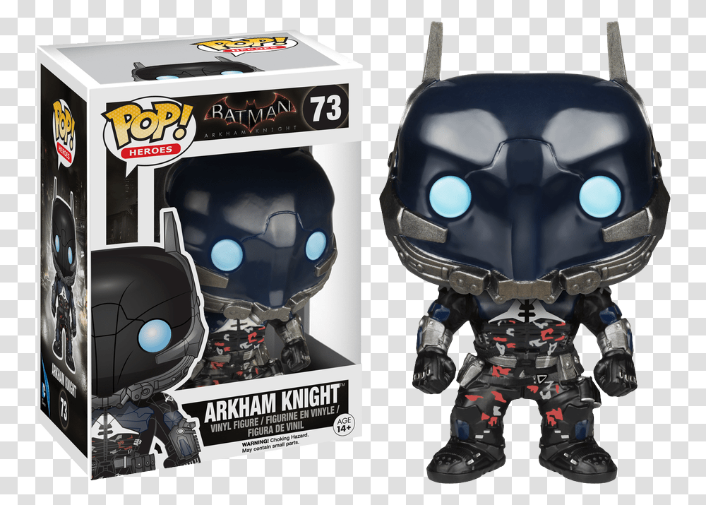 Arkham Knight Batman Arkham Knight Funko Pop, Helmet, Apparel, Robot Transparent Png