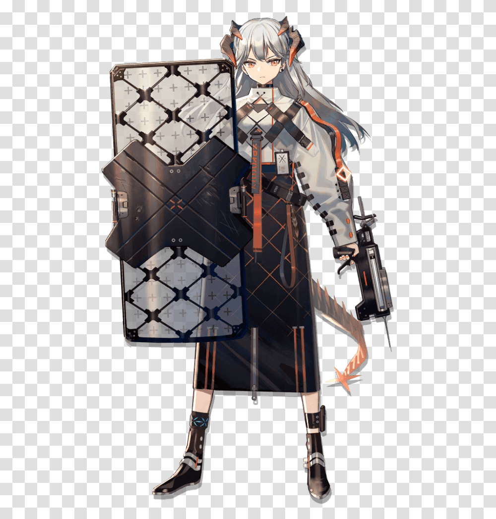 Arknights Saria, Person, Clock Tower, Architecture Transparent Png