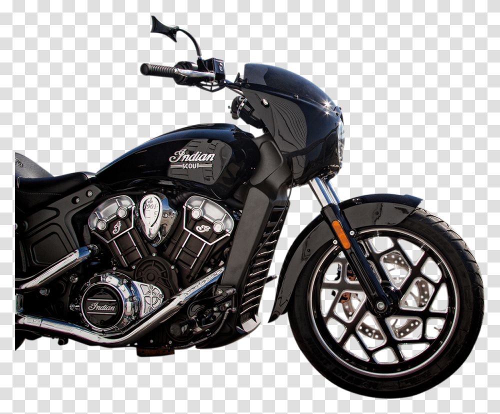 Arlen Ness Gloss Black Abs Plastic Front Motorcycle Indian Scout Bobber Windshield, Vehicle, Transportation, Wheel, Machine Transparent Png