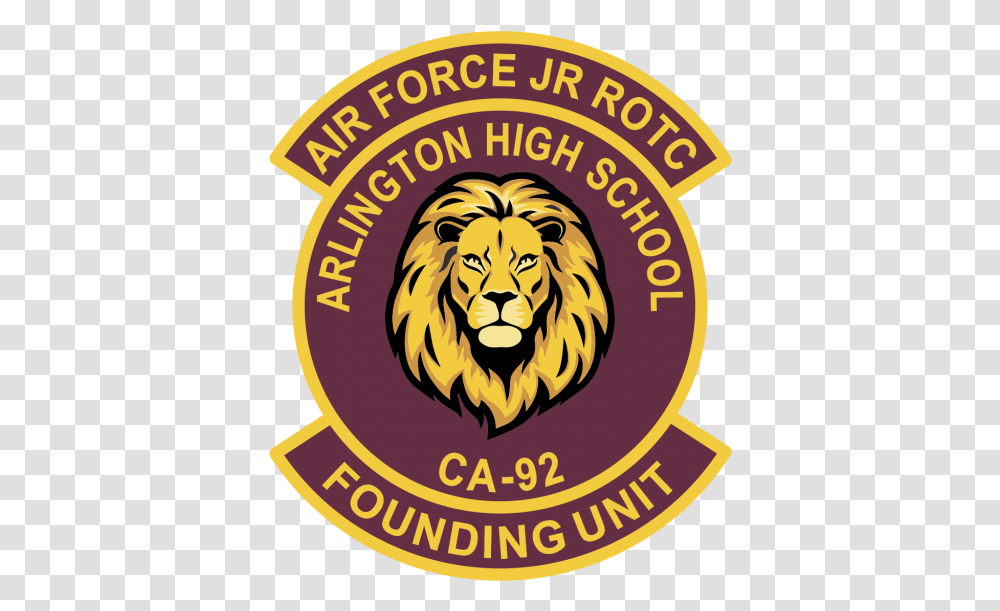 Arlington High School Afjrotc Libres Ricardo Arias, Logo, Symbol, Trademark, Tiger Transparent Png