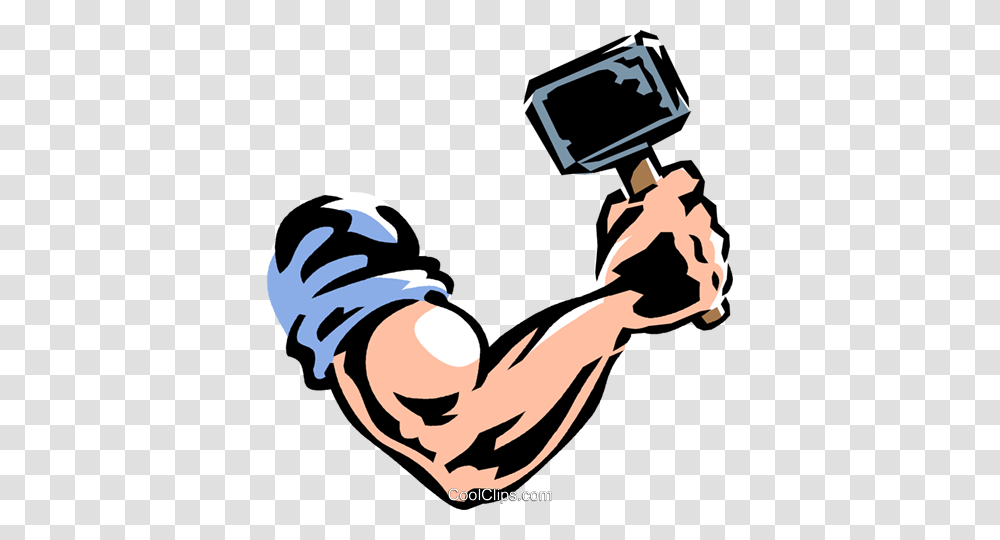 Arm And Hammer Royalty Free Vector Clip Art Illustration, Person, Human, Sport, Sports Transparent Png
