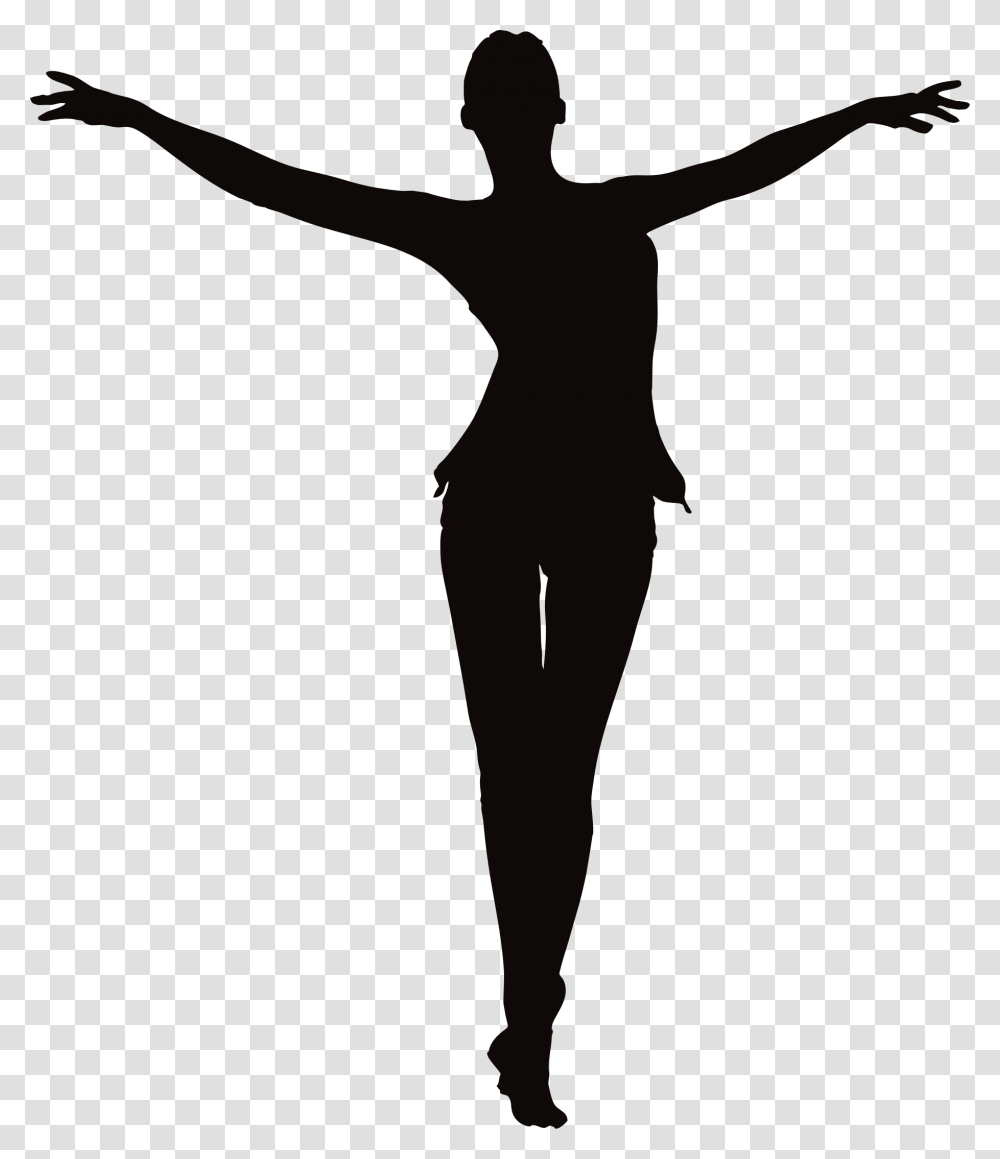 Arm Clipart Clip Art, Person, Dance Pose, Leisure Activities, Silhouette Transparent Png