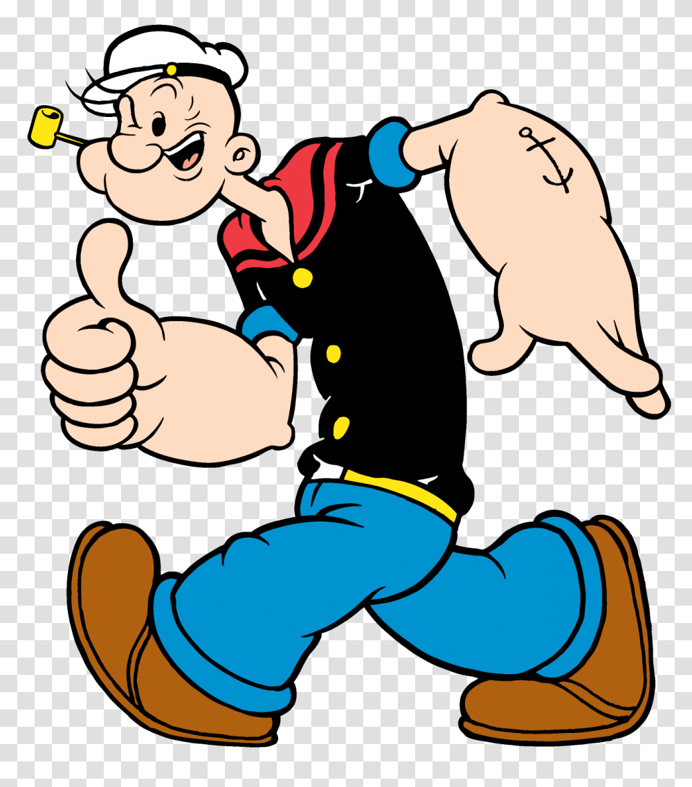 Arm Clipart Popeye, Hand, Painting, Book, Comics Transparent Png