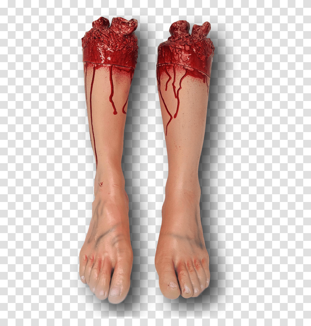 Arm Foot Fake Bloody Prop Halloween Severed Legs, Skin, Person, Human, Ankle Transparent Png