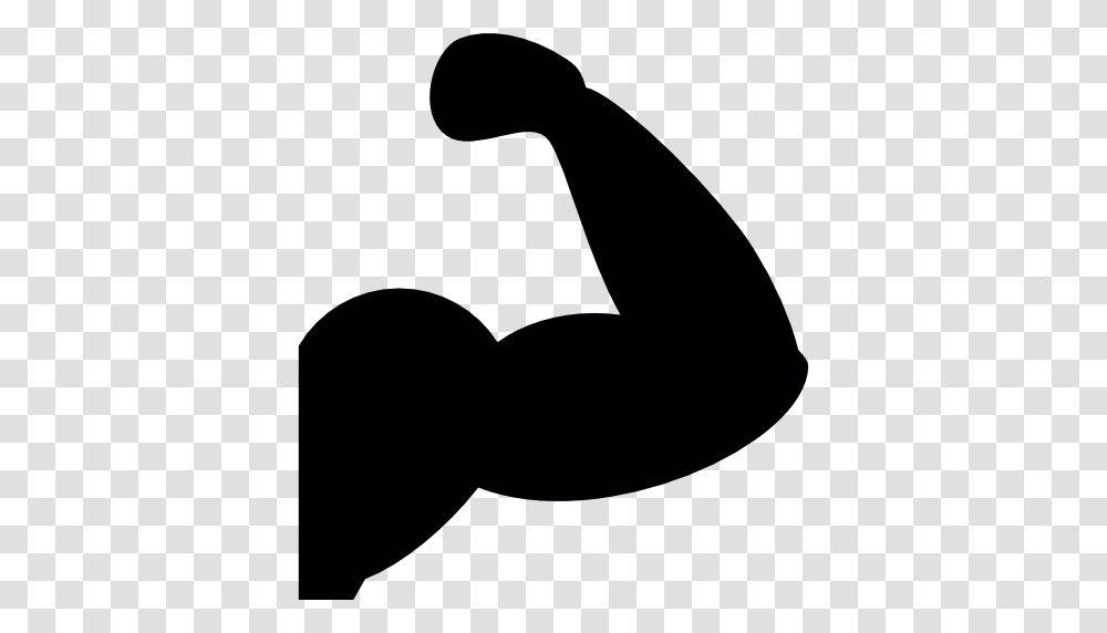 Arm Muscles Silhouette, Hammer, Tool, Stencil Transparent Png