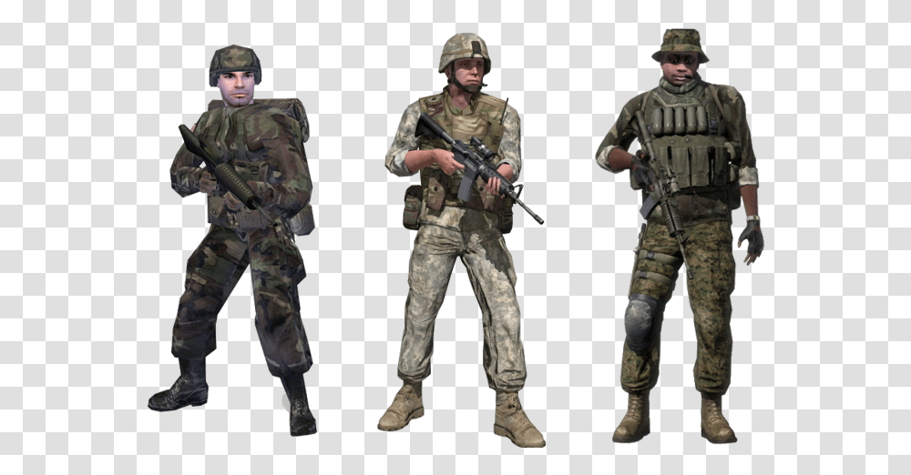 Arma 2 Soldiers Arma 1 Vs Arma, Person, Military, Military Uniform, Helmet Transparent Png