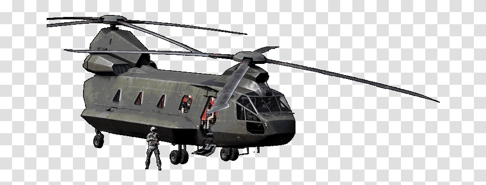 Arma 3 Chinook, Helicopter, Aircraft, Vehicle, Transportation Transparent Png
