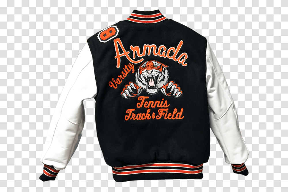 Armada Varsityjacket Tennistrack Roomfor3moresports Track And Field Varsity Jackets, Apparel, Coat, Person Transparent Png