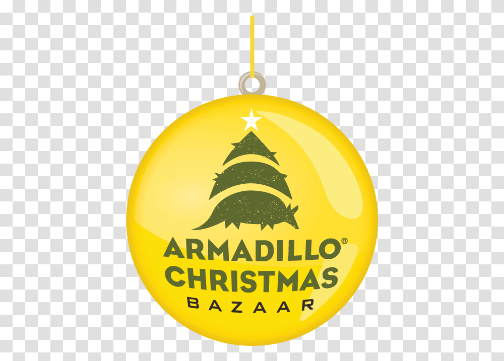Armadillo Christmasbazaarlogoornament - Armadillo Bazaar Christmas Day, Plant, Tree, Gold, Symbol Transparent Png
